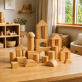 Bamboo Building Blocks Set